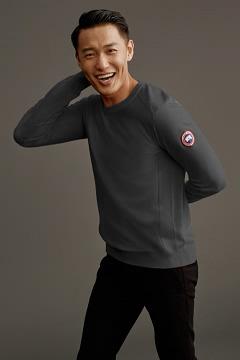 Ropa Canada Goose Hombre México - Dartmouth Suéteres Grises IR4603597